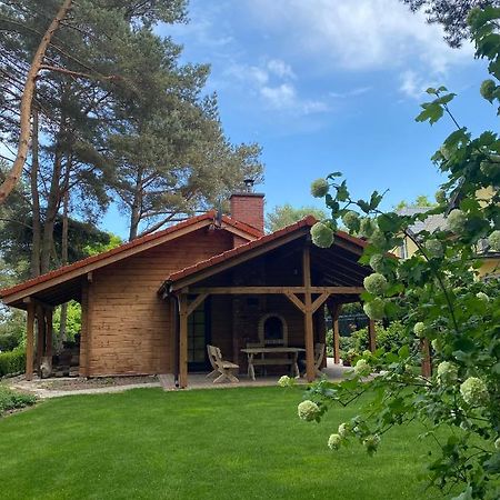 Klimatyczny Domek Z Drewna Nad Morzem Debina  Exteriör bild